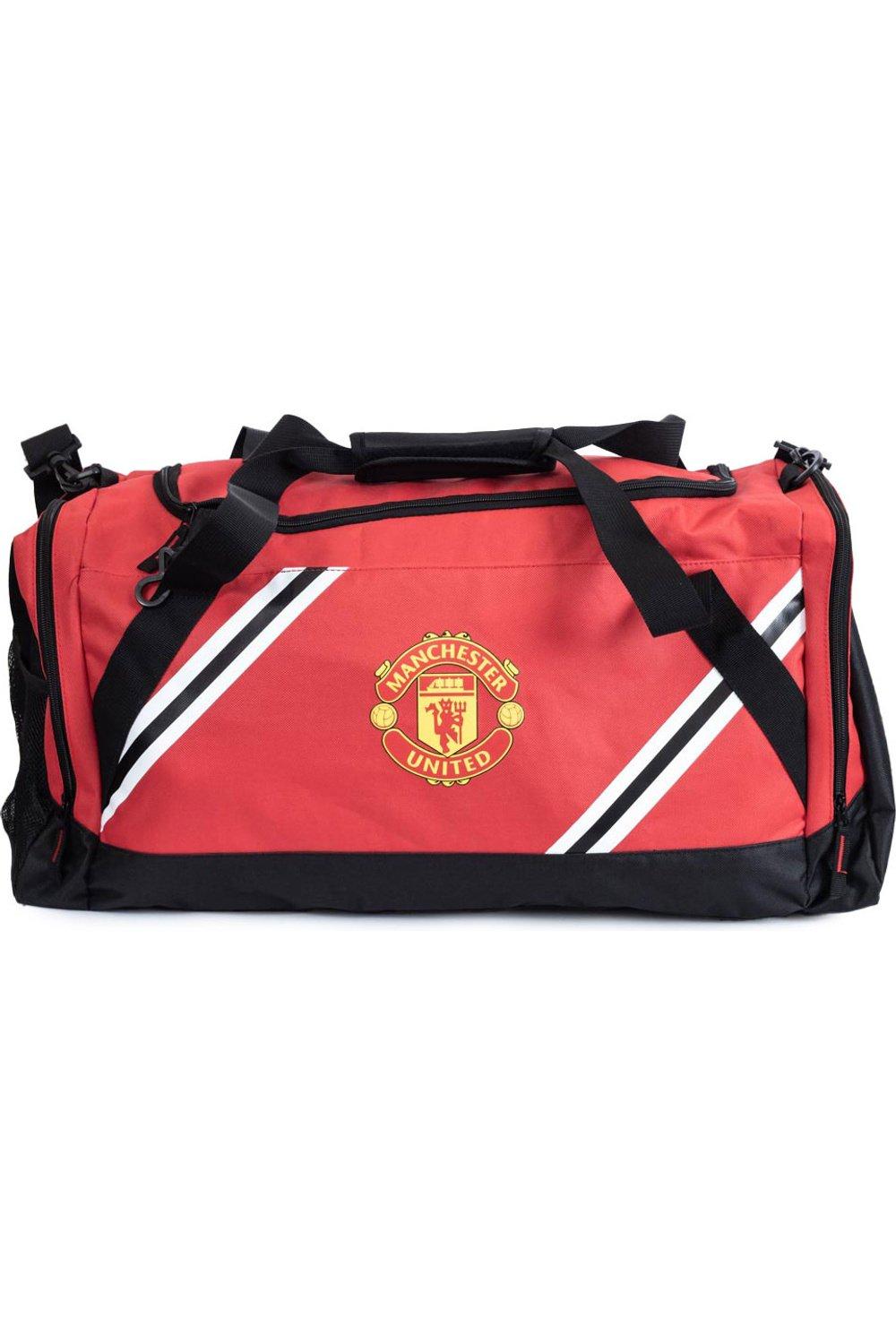 Bags Wallets Core Stripe Holdall Manchester United Fc