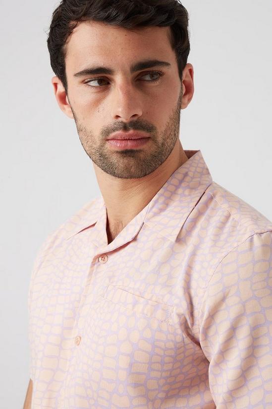 Burton Pink Revere Collar Shirt 4