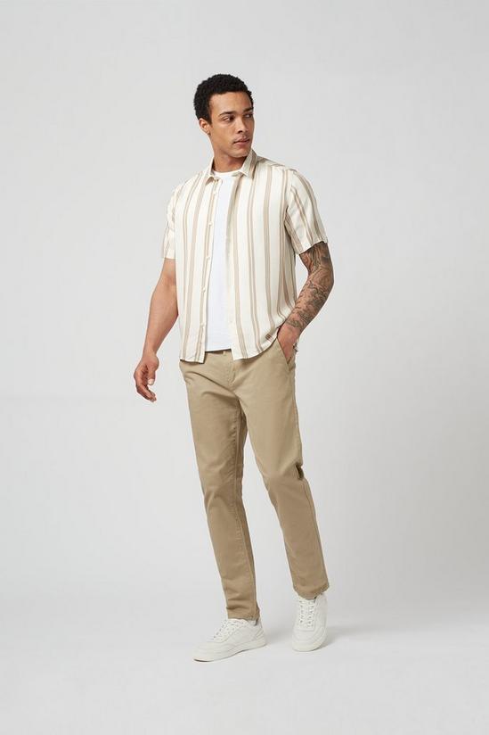 Burton Ecru Striped Shirt 2