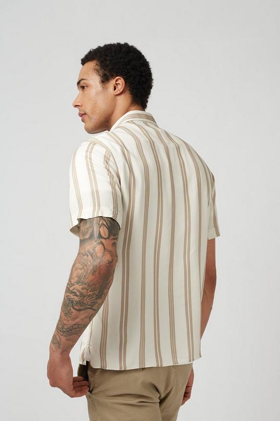 Burton Ecru Striped Shirt 3
