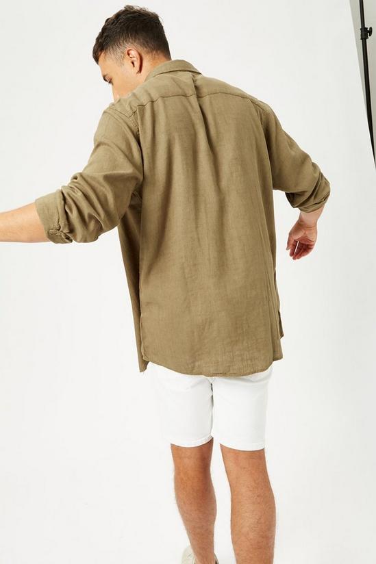 Burton Long Sleeve Linen Shirt 3