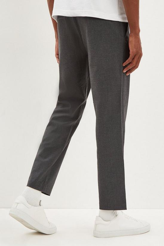 Burton Slim Mid Grey Crop Trousers 3