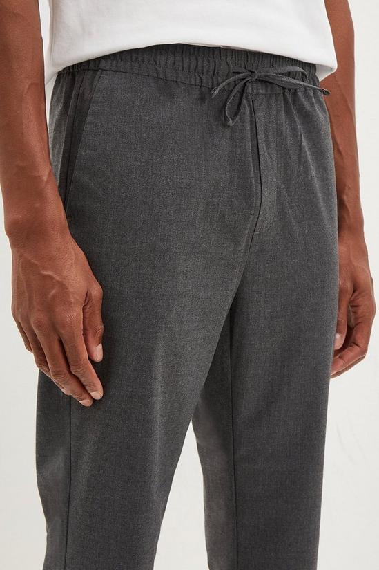 Burton Slim Mid Grey Crop Trousers 4