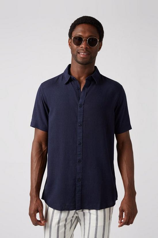 Burton Short Sleeve Linen Shirt 1