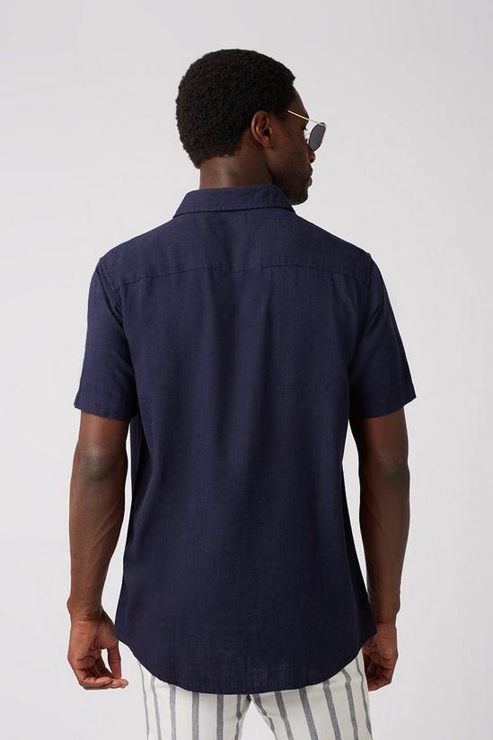 Burton Short Sleeve Linen Shirt 3