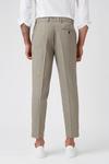 Burton Tapered Grey Check Crop Trousers thumbnail 3