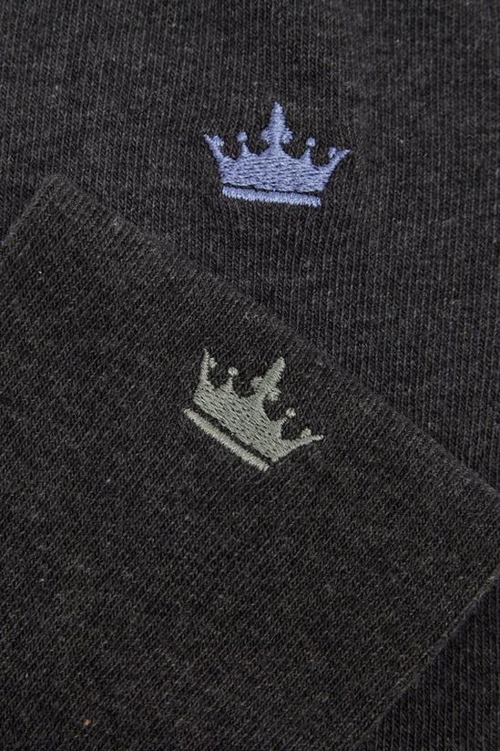 Burton 5 Pack Crown Embroidery Socks 2