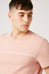 Burton Pink Textured Piping T-shirt thumbnail 4