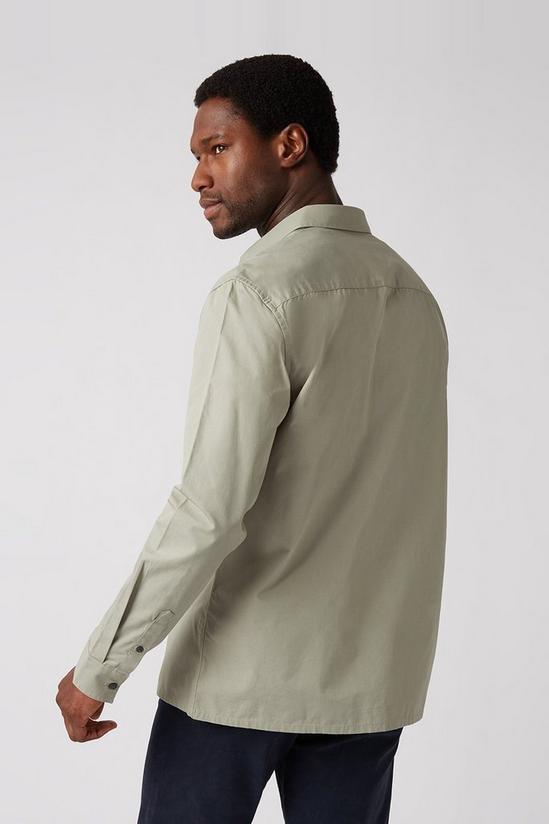 Burton Long Sleeve Khaki Utility Shirt 3