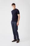 Burton Navy Highlight Check Slim Fit Suit Trousers thumbnail 1