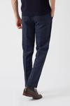 Burton Navy Highlight Check Slim Fit Suit Trousers thumbnail 3