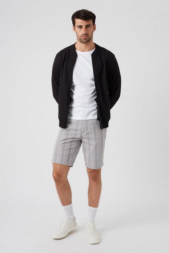 Burton Smart Grey Fade Check Shorts 1