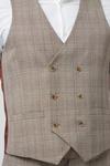 Burton Grey Highlight Check Slim Fit Waistcoat thumbnail 4