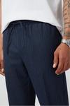 Burton Skinny Navy Stripe Jogger Trousers thumbnail 4