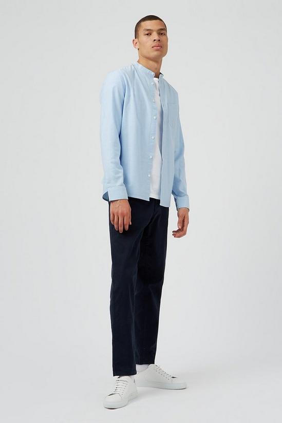 Burton Light Blue Long Sleeve Skinny Oxford Shirt 2