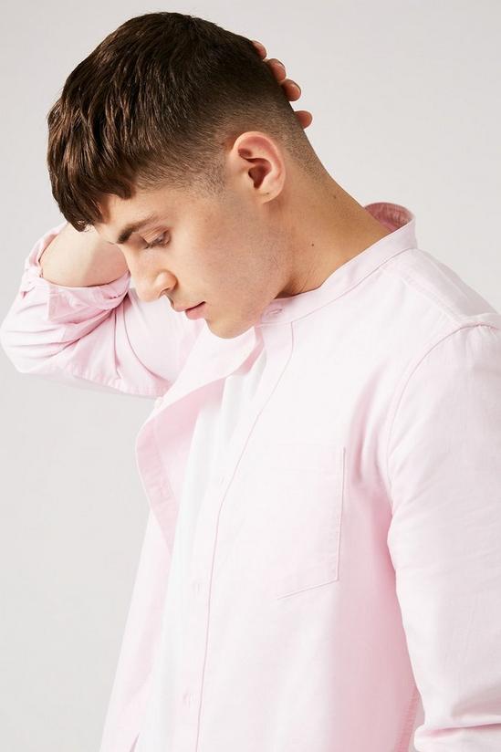 Burton Pink Long Sleeve Skinny Oxford Shirt 4