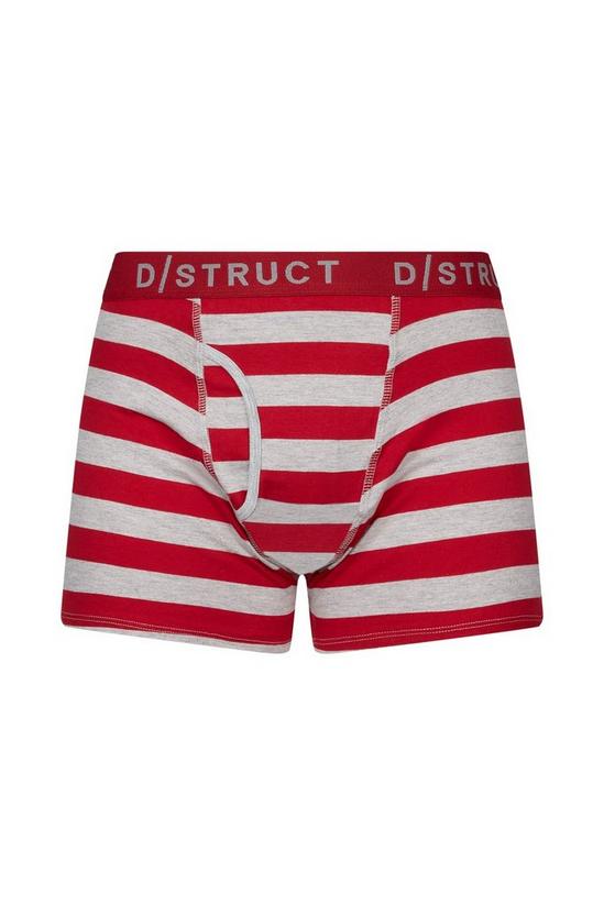 Burton 2 Pack Red and  Grey Stripe Trunks 2