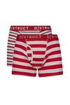 Burton 2 Pack Red and  Grey Stripe Trunks thumbnail 4