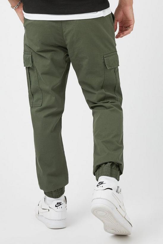 Burton Slim Khaki Ripstop Cargo Trousers 3