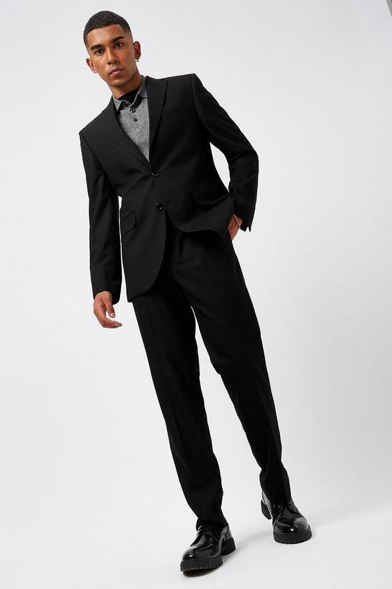 Burton Black Essential Tailored Fit Suit Jacket 2