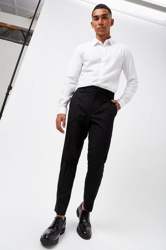 Burton Skinny Fit Black Essential Trouser 1