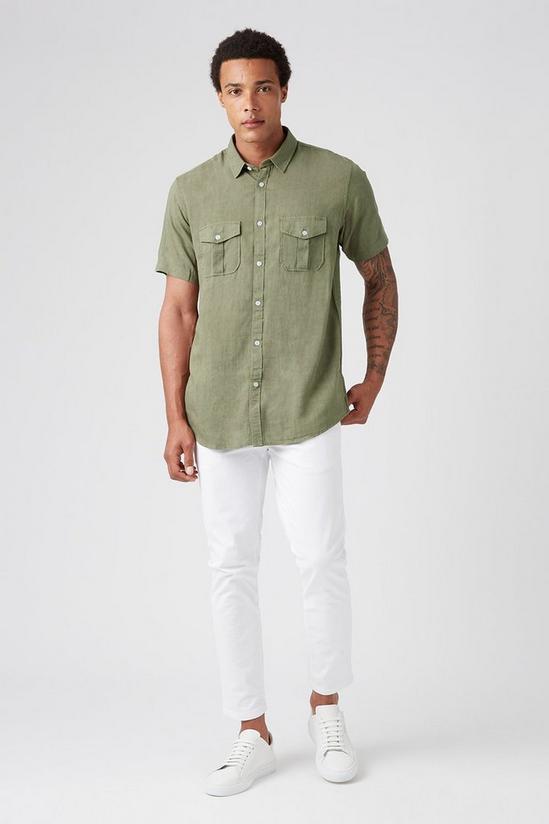Burton Short Sleeve Linen Shirt 2