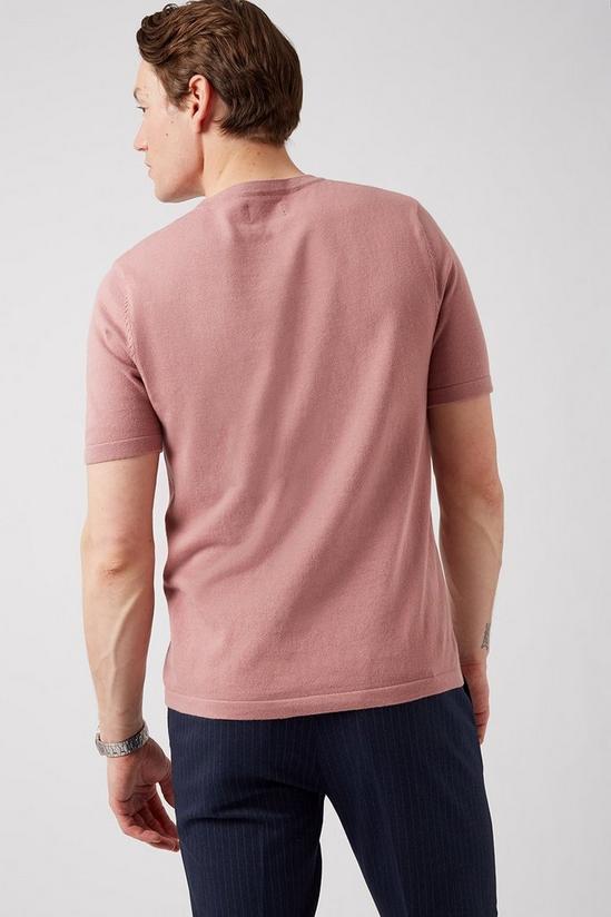 Burton Rose Pink Knitted T-shirt 3