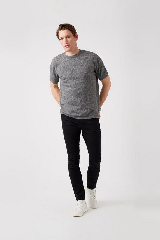 Burton Relaxed Fit Grey Knitted T-shirt 2