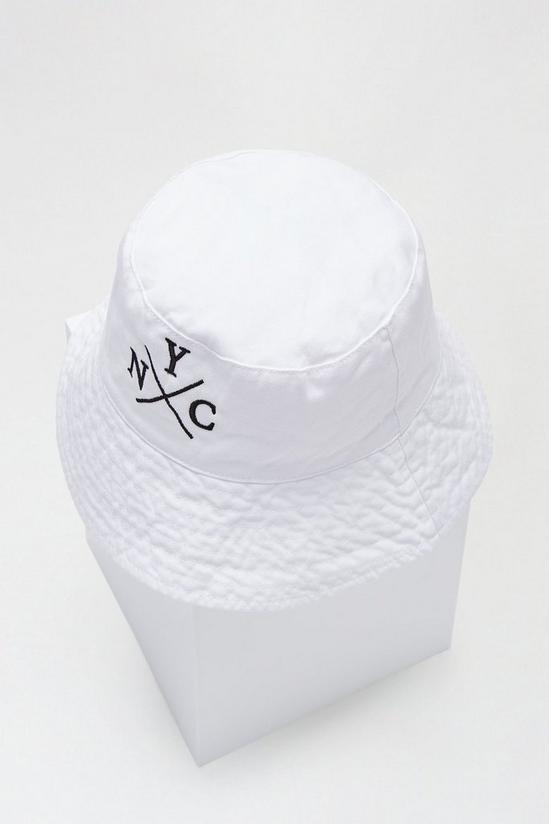 Burton White N.y.c Bucket Hat 4