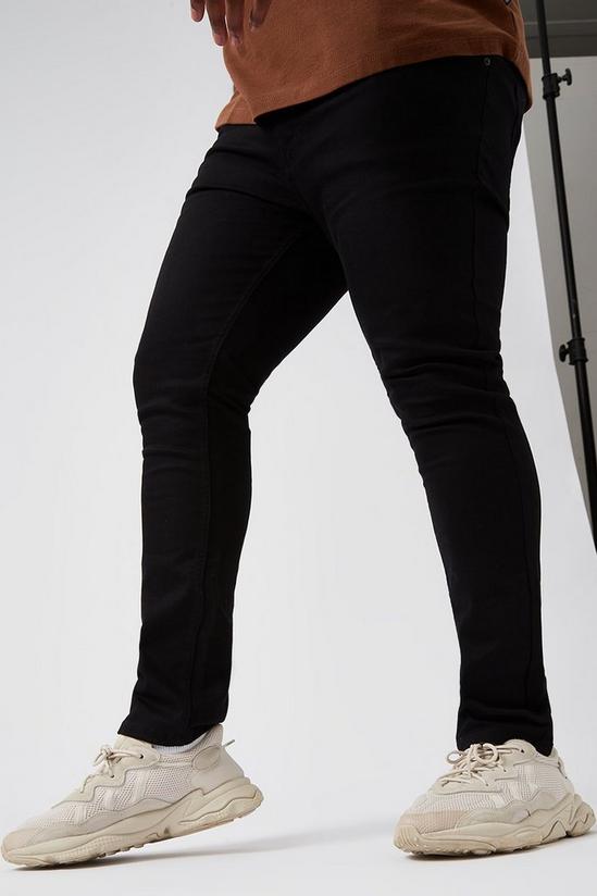 Burton Plus and Tall Super Skinny Black Jeans 2