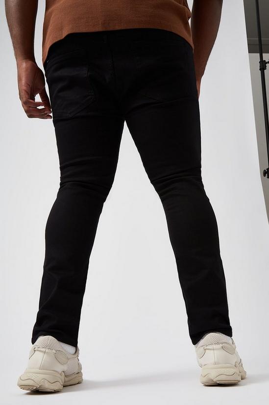 Burton Plus and Tall Super Skinny Black Jeans 3
