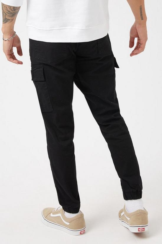 Burton Skinny Black Cargo Jeans 3