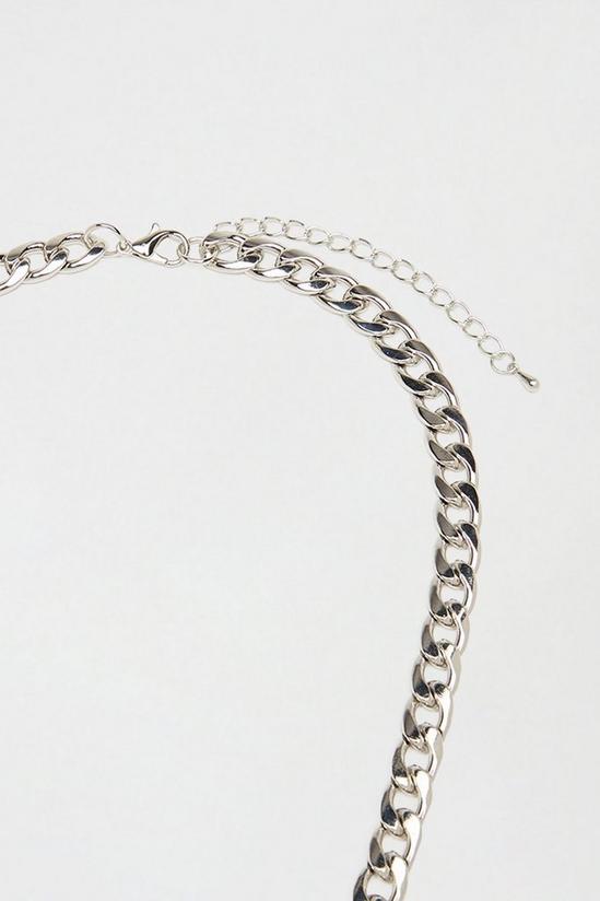 Burton Silver Loop Chain Necklace 2