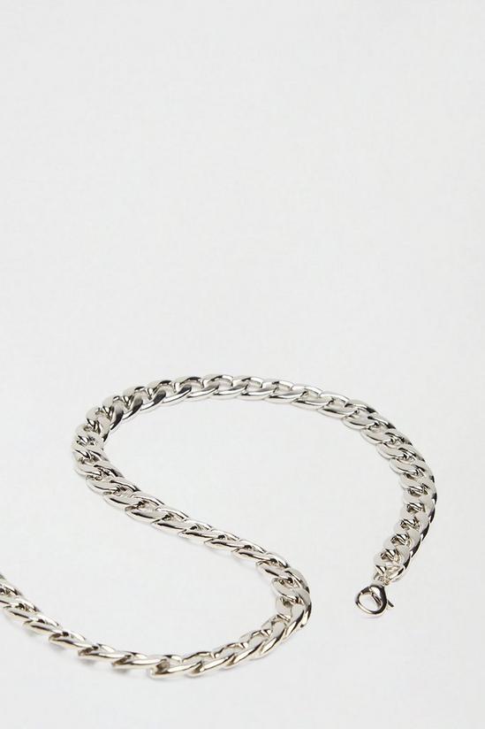 Burton Silver Loop Chain Necklace 3