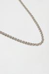 Burton Twisted Silver Chain Necklace thumbnail 2