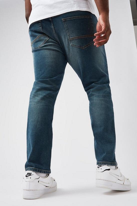 Burton Plus and Tall Slim Greencast Washdown Jeans 3