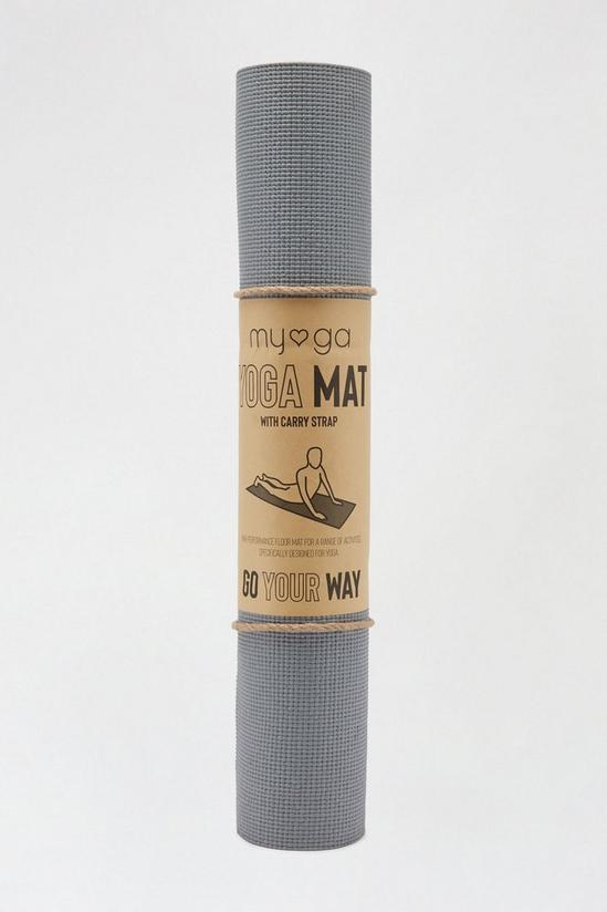 Burton Grey Yoga Mat 1