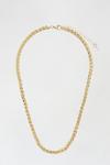 Burton Twisted Gold Chain Necklace thumbnail 1