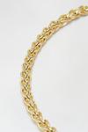 Burton Twisted Gold Chain Necklace thumbnail 2