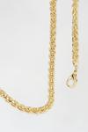Burton Twisted Gold Chain Necklace thumbnail 3