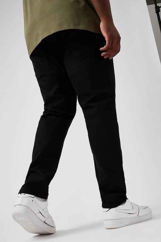 Burton Plus and Tall Tapered Black Jeans 3