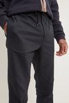 Burton Slim Fit Navy Drawstring Smart Trousers thumbnail 4