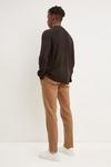 Burton Skinny Fit Tan Pintuck Smart Trousers thumbnail 3