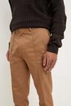 Burton Skinny Fit Tan Pintuck Smart Trousers thumbnail 4