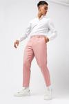 Burton Tapered Pink Cropped Trousers thumbnail 1