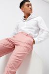 Burton Tapered Pink Cropped Trousers thumbnail 4