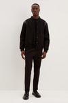 Burton Tapered Fit Black Pleat Front Smart Trousers thumbnail 1