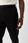 Burton Slim Black Jersey Cropped Trousers thumbnail 4