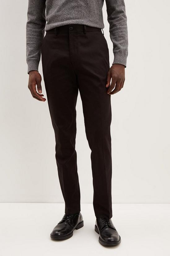Burton Slim Black Smart Crop Trousers 2
