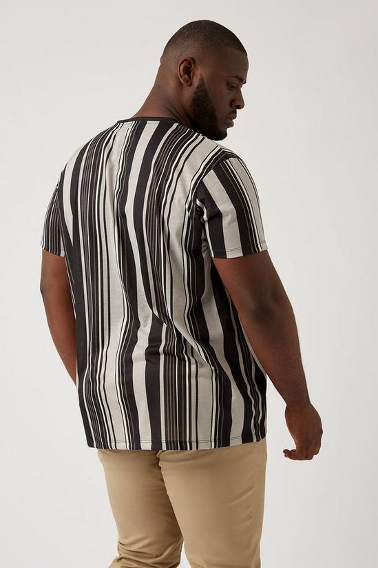 Burton Plus And Tall Amsterdam Vertical Stripe T Shirt 3